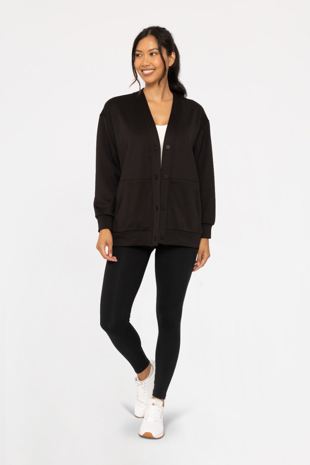 Whatever You Do Cardigan - Black