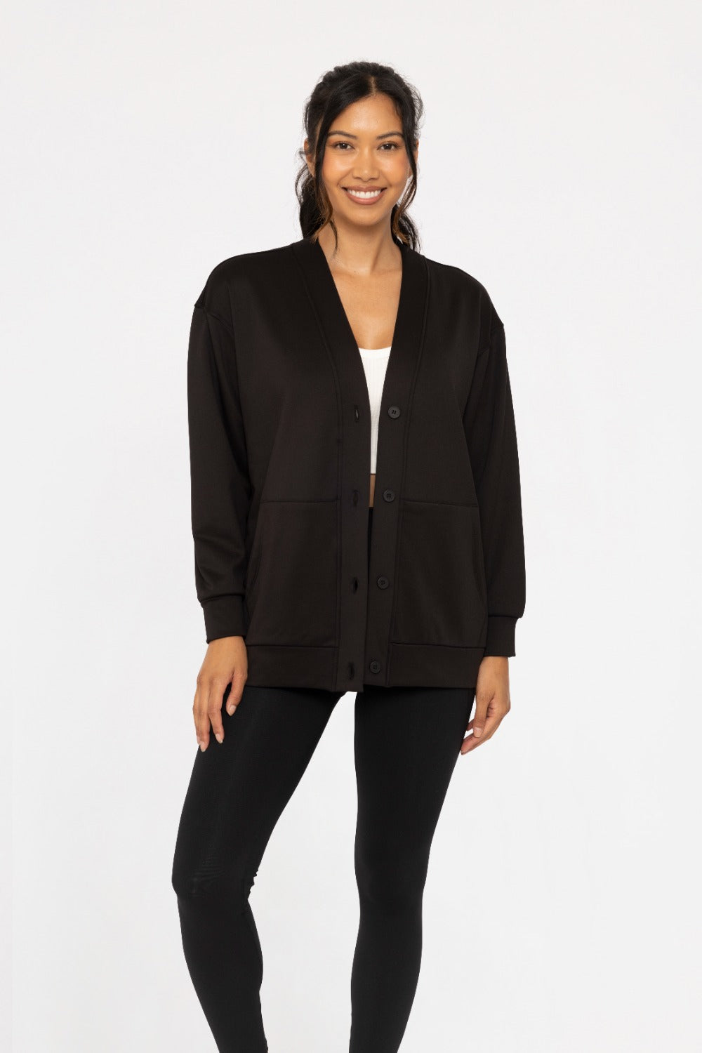 Whatever You Do Cardigan - Black