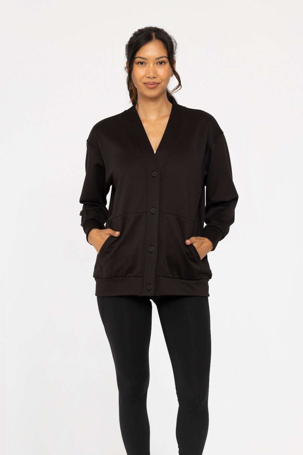 Whatever You Do Cardigan - Black