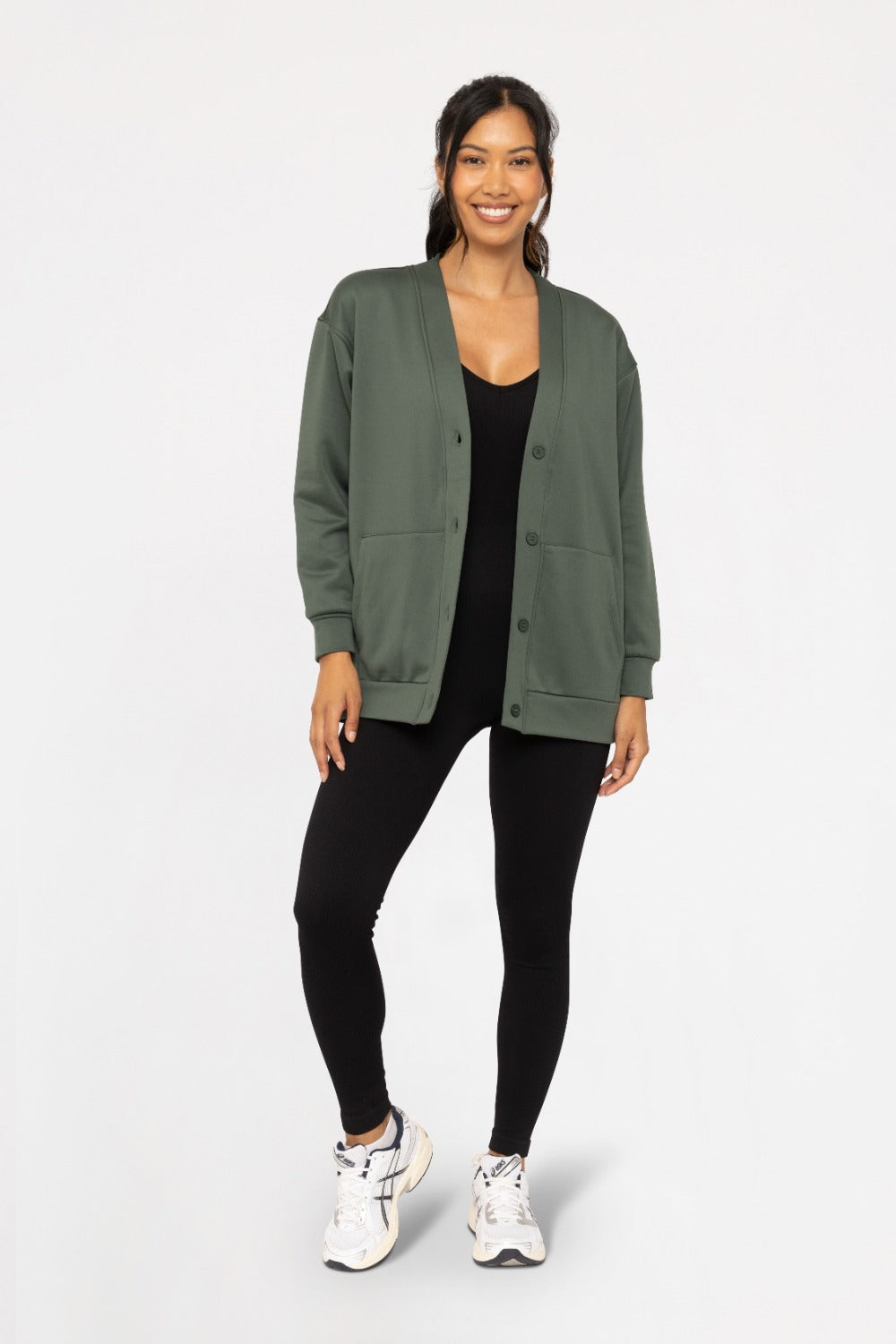 Whatever You Do Cardigan - Deep Forest