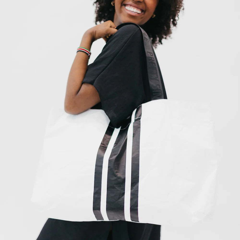 Splash Proof Kona Collection Set - Stripe Black/White