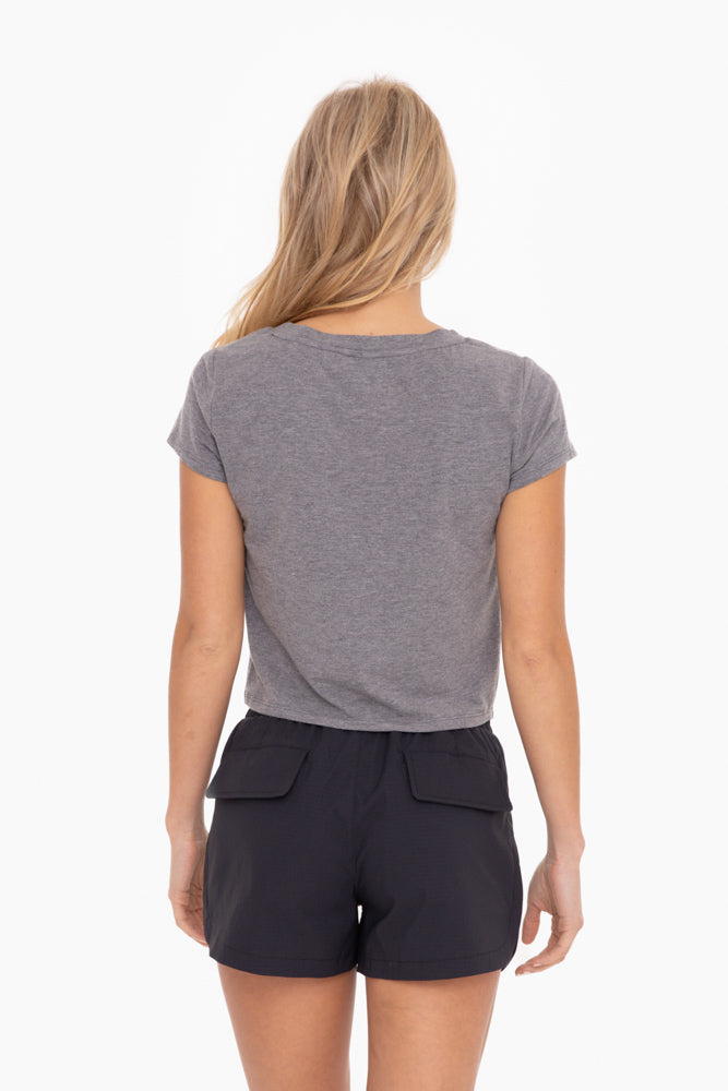 You Wanna Know Short Sleeve Tee - Heather Grey