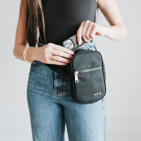 Maya Messenger Bag - Black