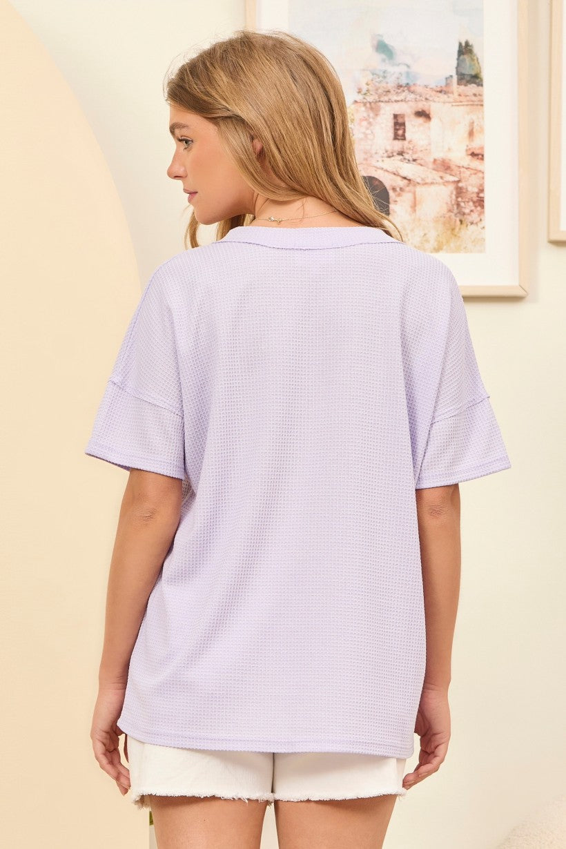Beautiful Story Top - Lilac Mist