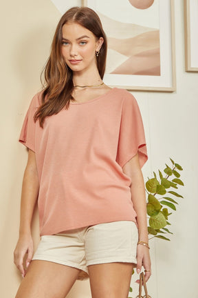 Simply The Best Tee - Apricot