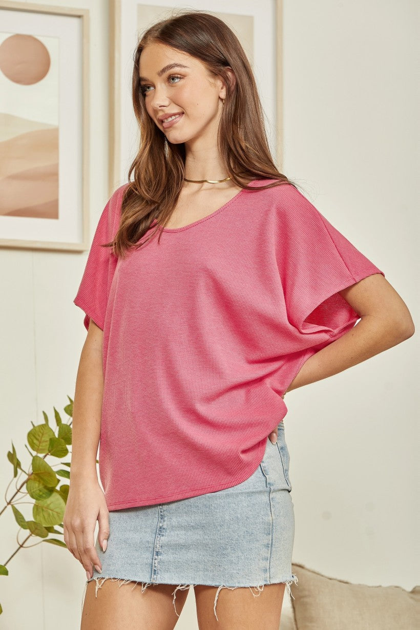 Simply The Best Tee - Hot Pink