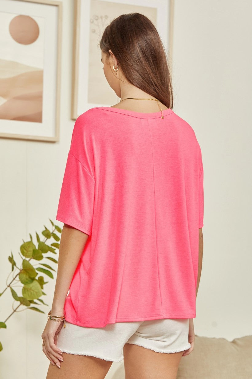 Better Than All The Rest Tee - Neon Pink
