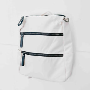Nori Nylon Backpack - Cream