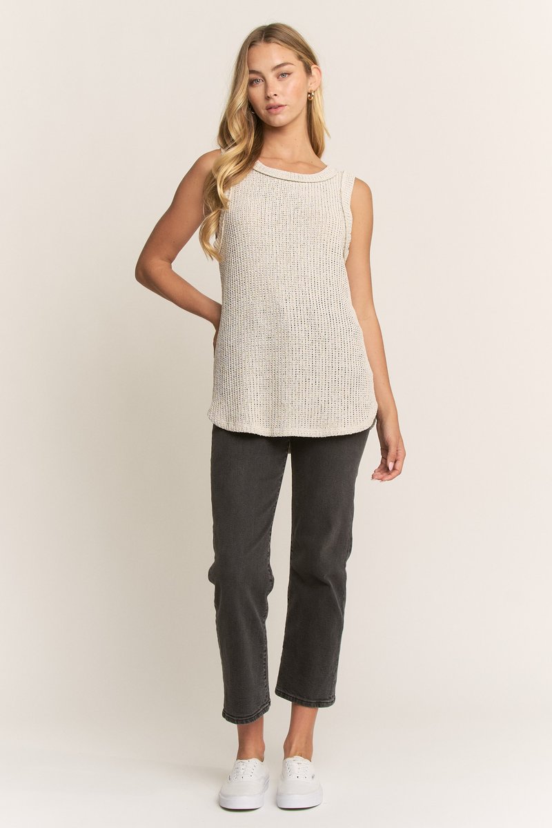 Here It Comes Knit Tank Top