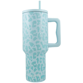 Mint Leopard 38 oz. Tumbler