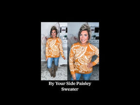 By Your Side Paisley Sweater