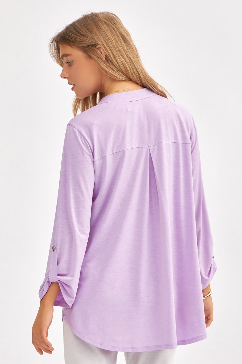 Figure It Out Top - Lilac