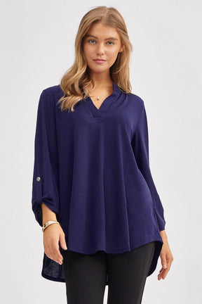 Figure It Out Top - Navy