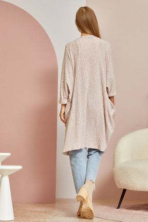 Get it First Cardigan - Light Mauve