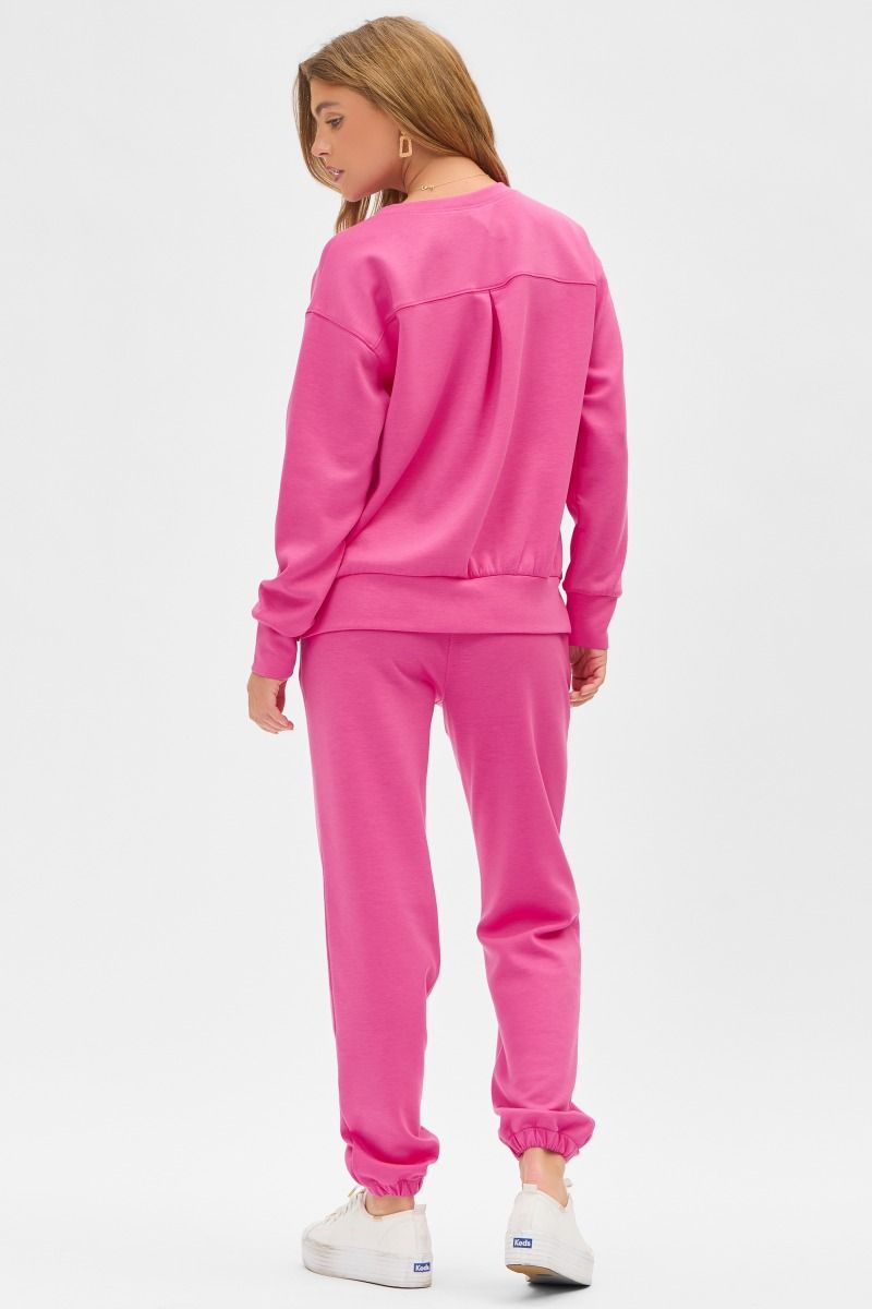 Classy On The Weekend Set - Hot Pink