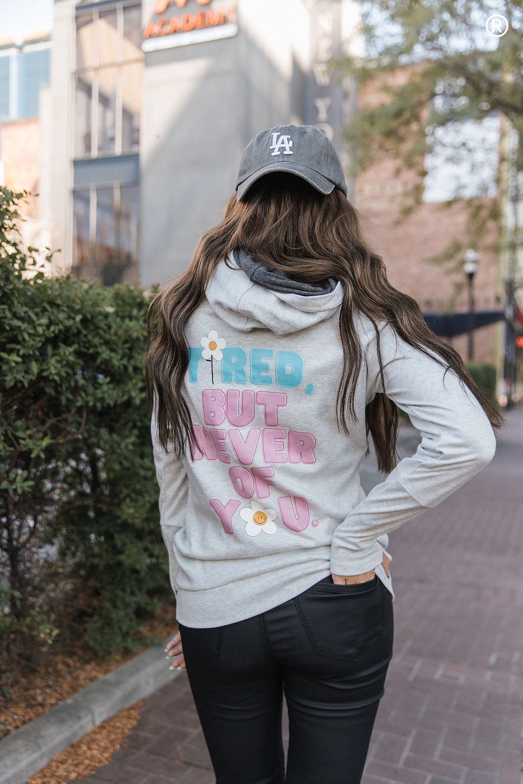 Ampersand Avenue Doublehood™ Sweatshirt - Tired But Never of You