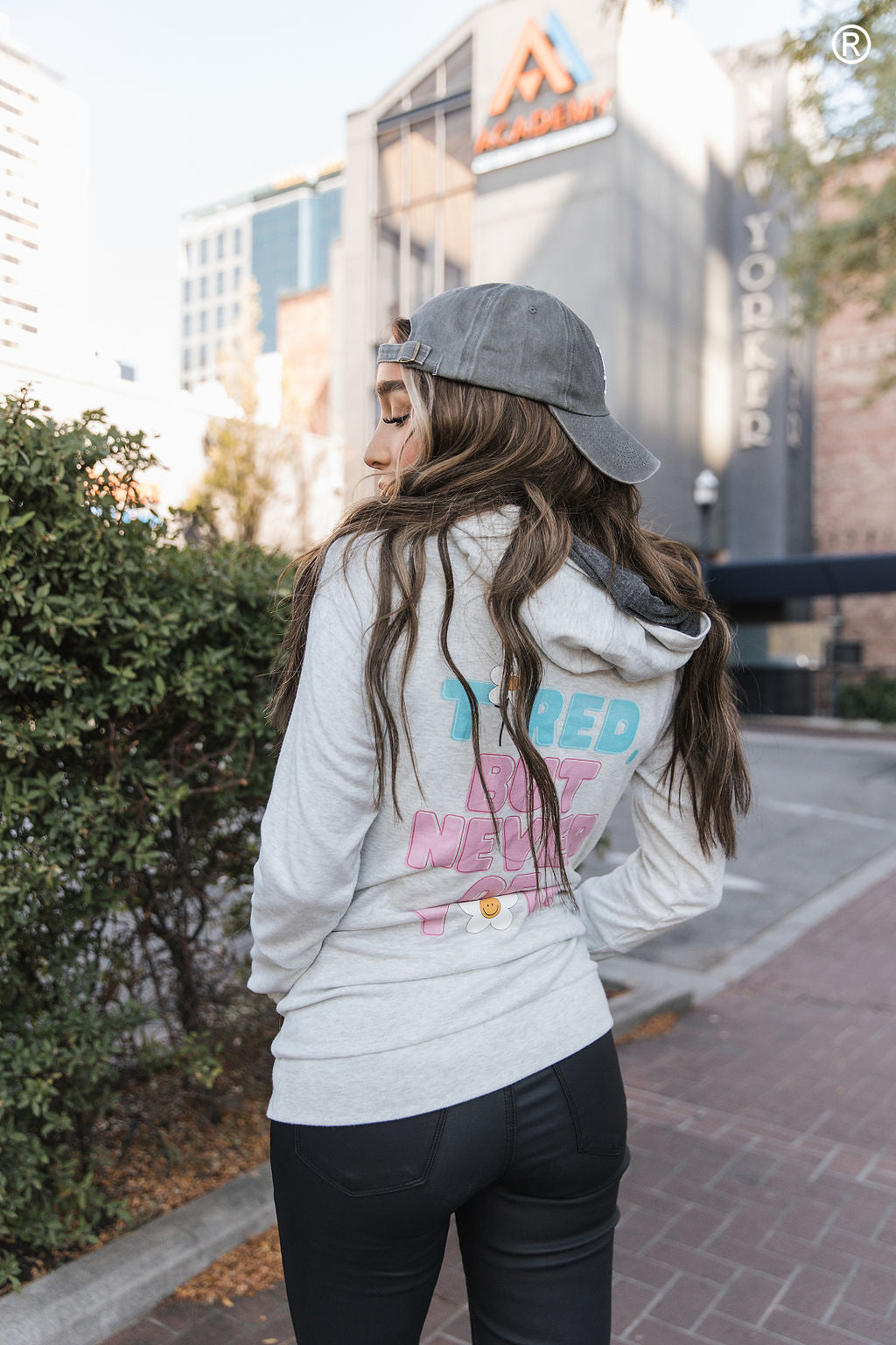 Ampersand Avenue Doublehood™ Sweatshirt - Tired But Never of You