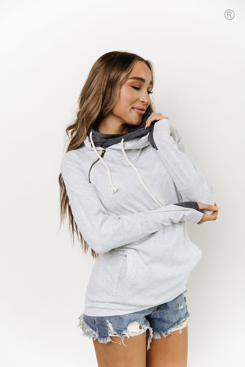 Ampersand Avenue Doublehood™ Sweatshirt - Tired But Never of You