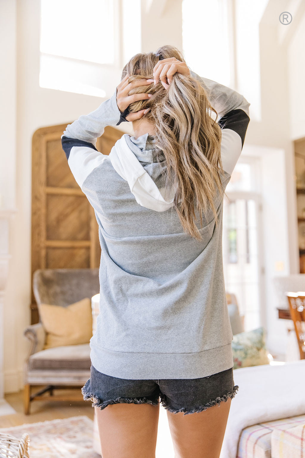 Ampersand Avenue Doublehood™ Sweatshirt - Moonlight Mist