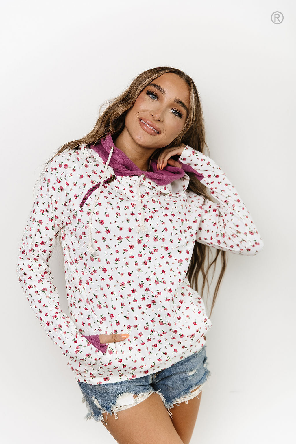 Ampersand Avenue Doublehood™ Sweatshirt - In the Garden