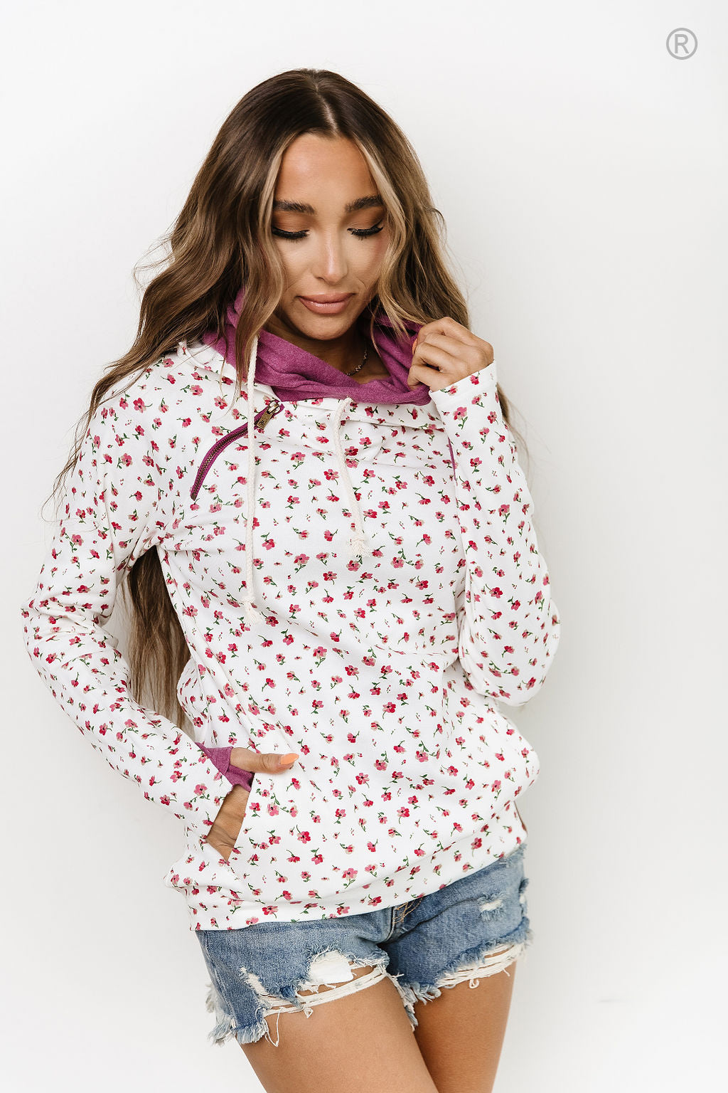 Ampersand Avenue Doublehood™ Sweatshirt - In the Garden