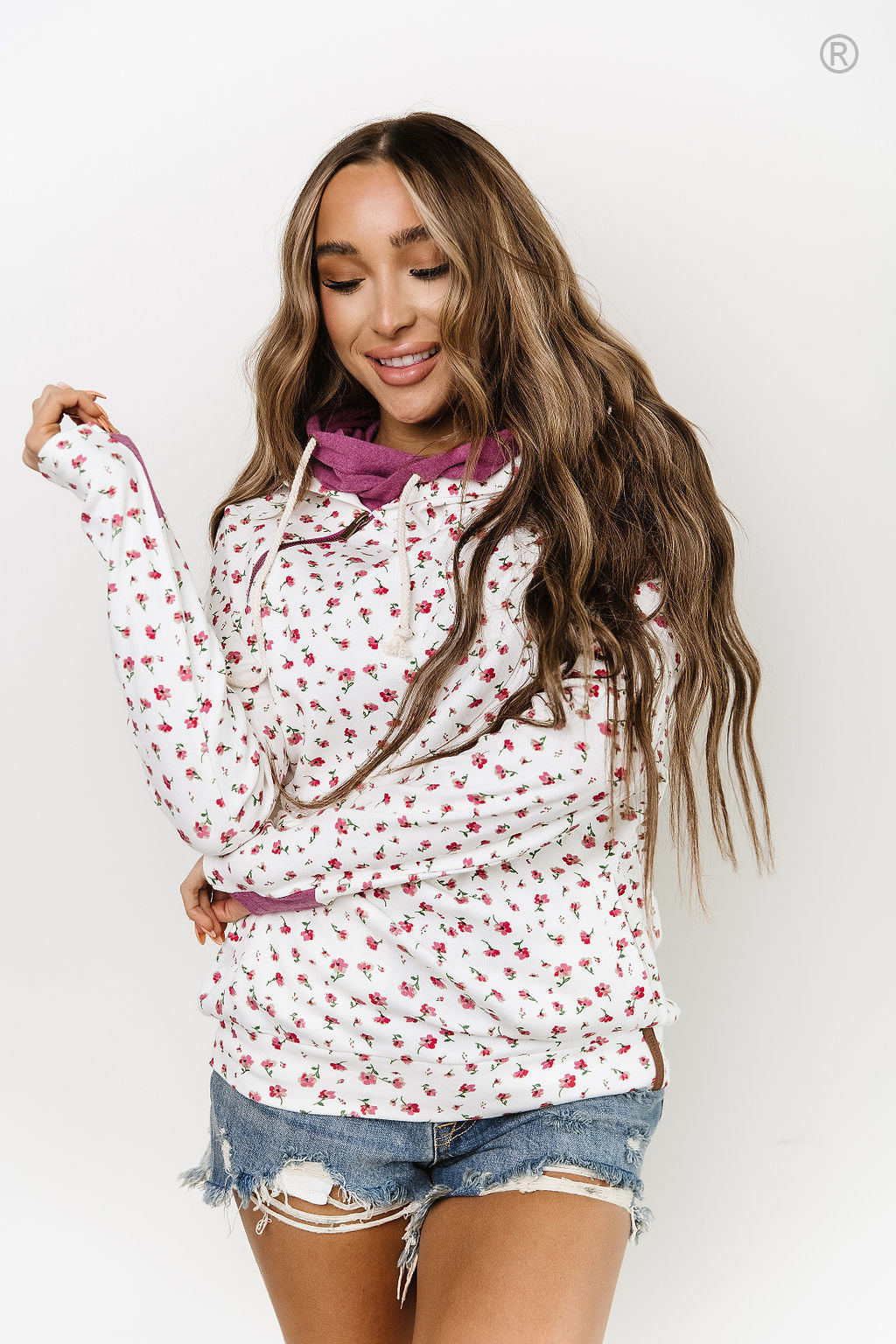 Ampersand Avenue Doublehood™ Sweatshirt - In the Garden