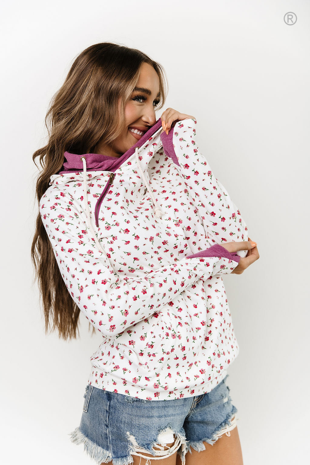 Ampersand Avenue Doublehood™ Sweatshirt - In the Garden