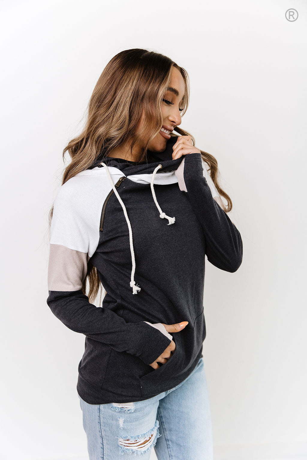 Ampersand Avenue - Doublehood™ Sweatshirt - Let's Face It