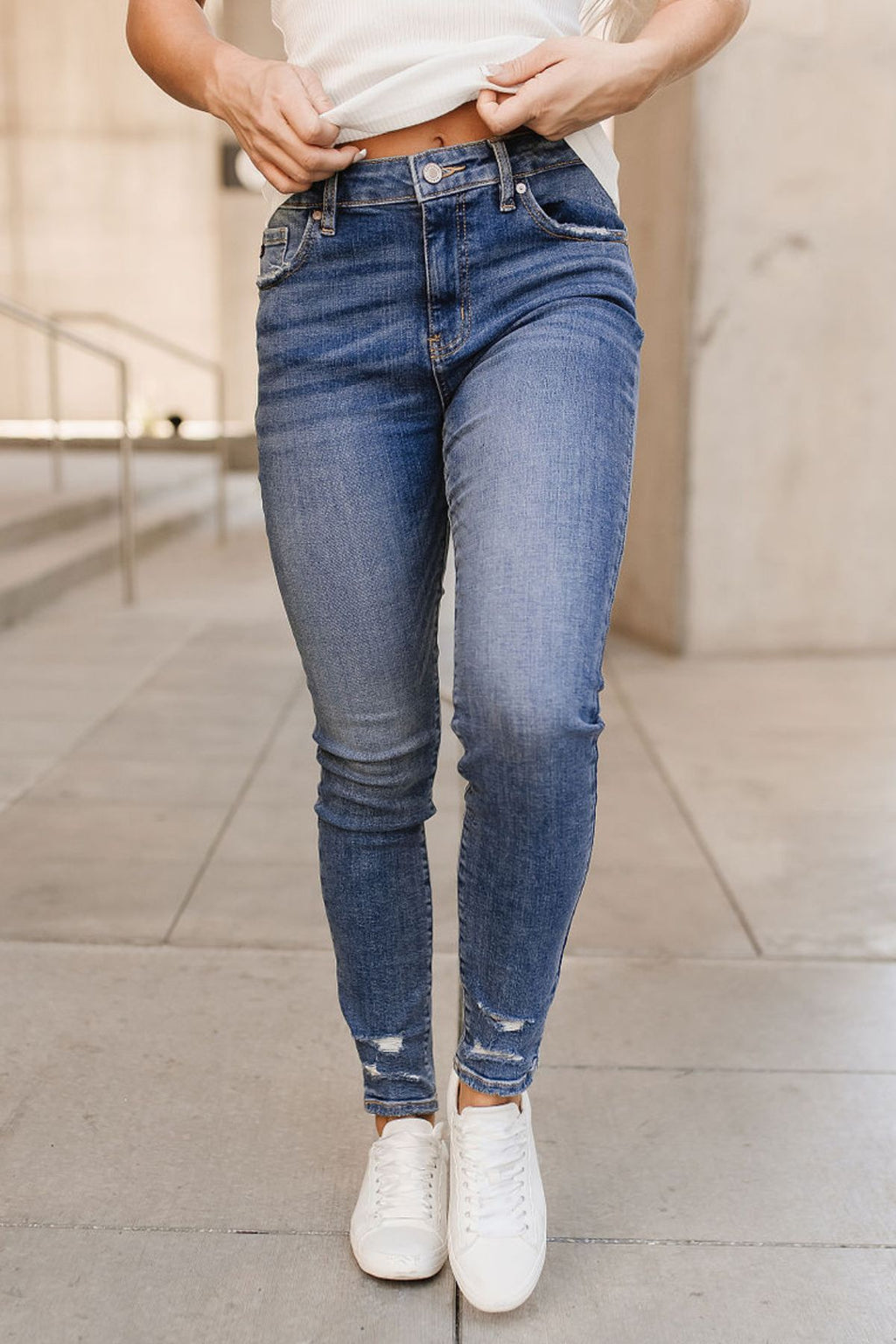NEW! Ampersand Avenue ~ 621 Denim Medium Wash High Waist Ankle Jeans! –  Boutique de Lanie Gabrielle