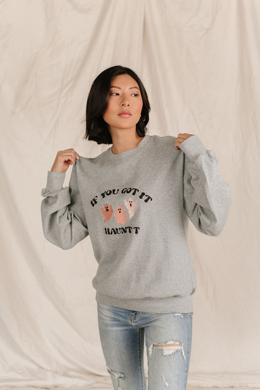 Ampersand Avenue University Pullover - Haunt It