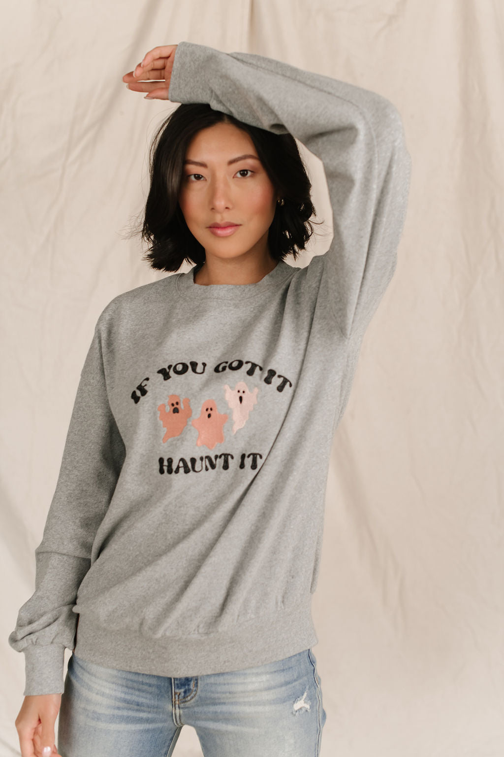 Ampersand Avenue University Pullover - Haunt It