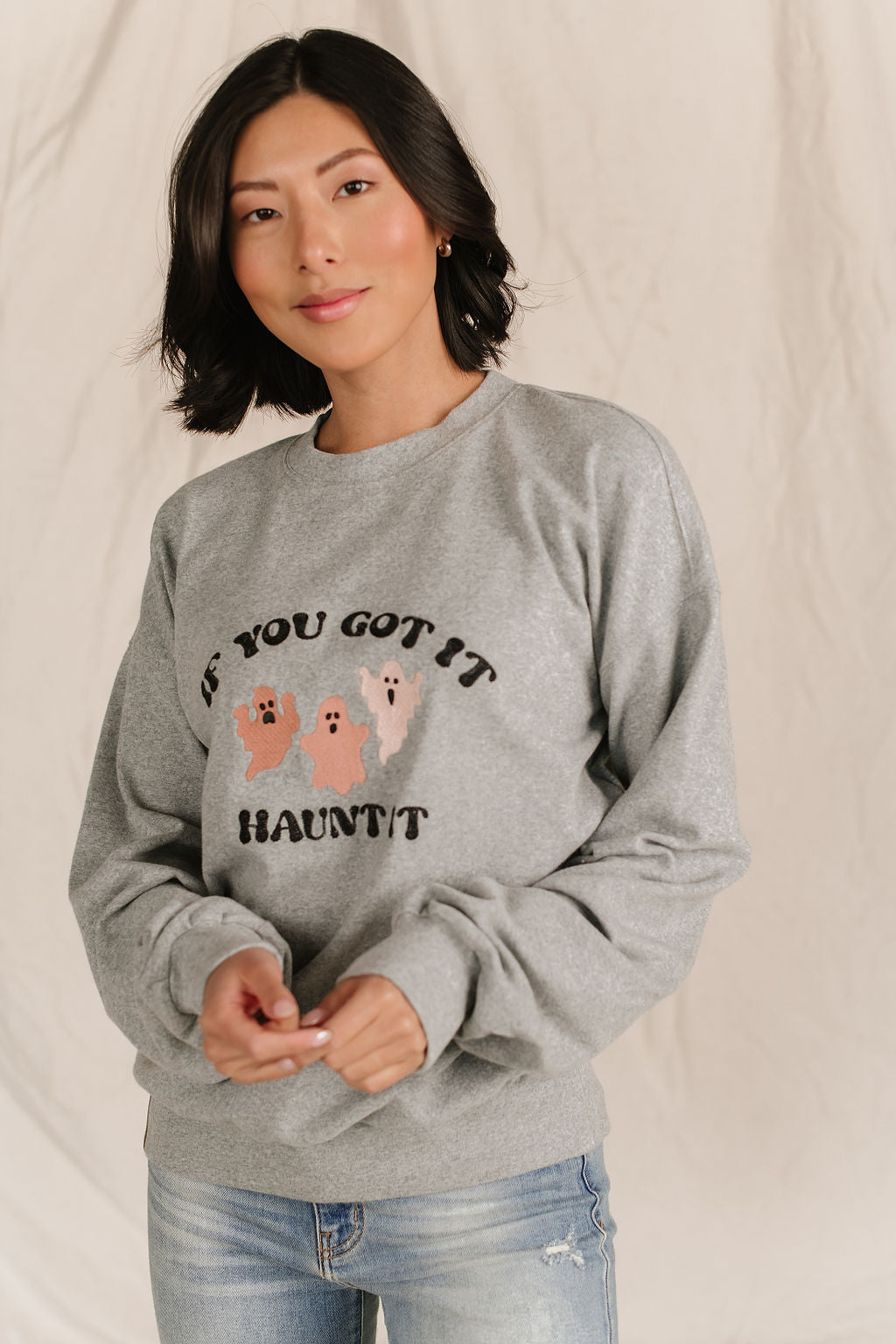 Ampersand Avenue University Pullover - Haunt It