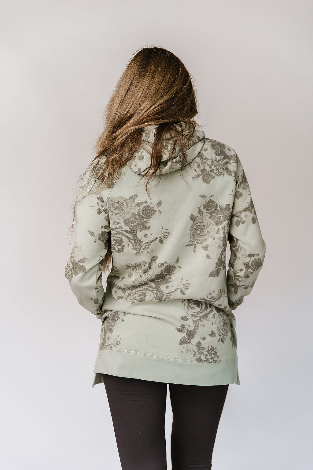 Ampersand Avenue SideSlit Hoodie - Sunday Brunch