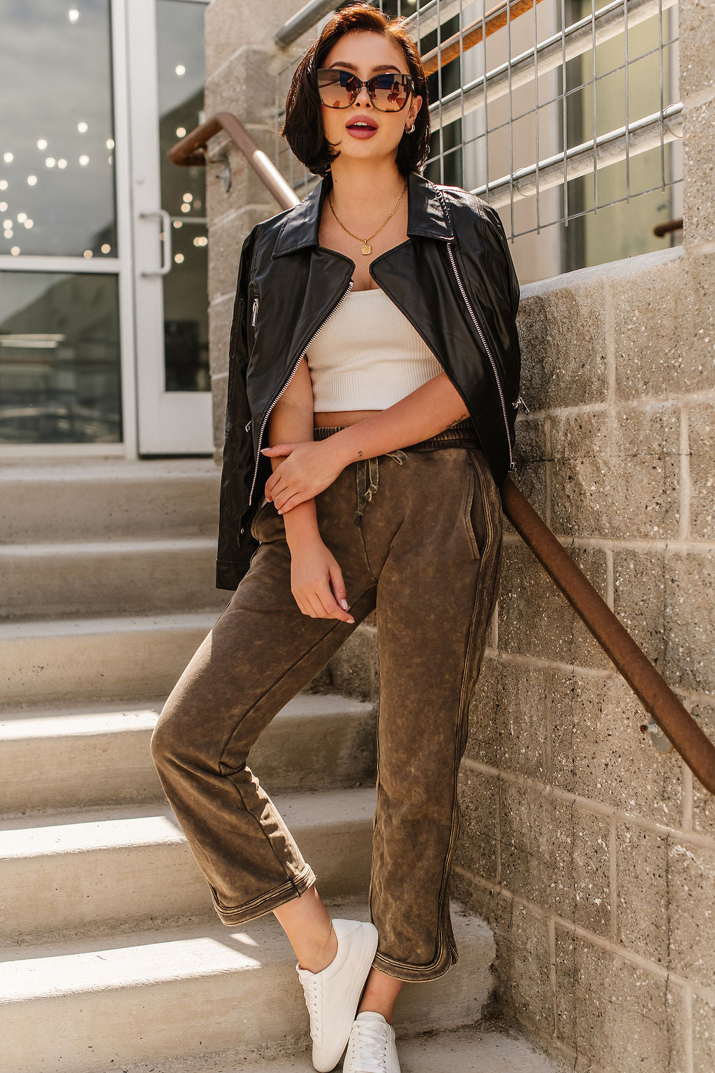 Ampersand Avenue Everyday Pant - Washed Olive