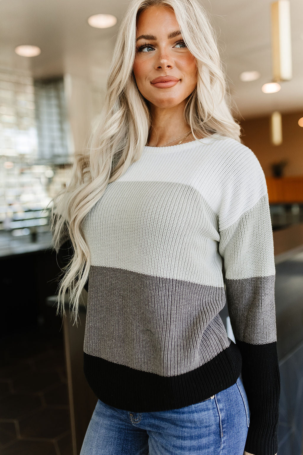 Ampersand Avenue Sweater - The Paige - Slate