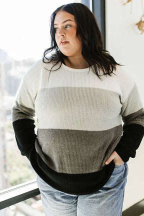 Ampersand Avenue Sweater - The Paige - Slate