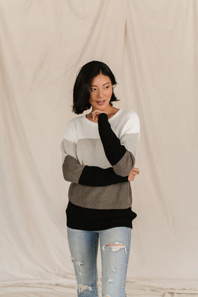 Ampersand Avenue Sweater - The Paige - Slate