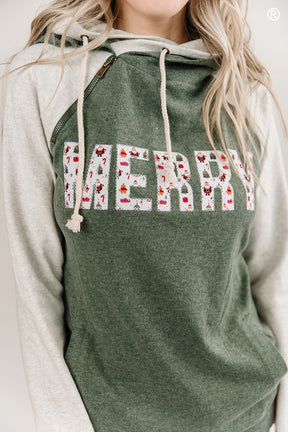 Ampersand Avenue - Doublehood™ Sweatshirt - Happy Santa