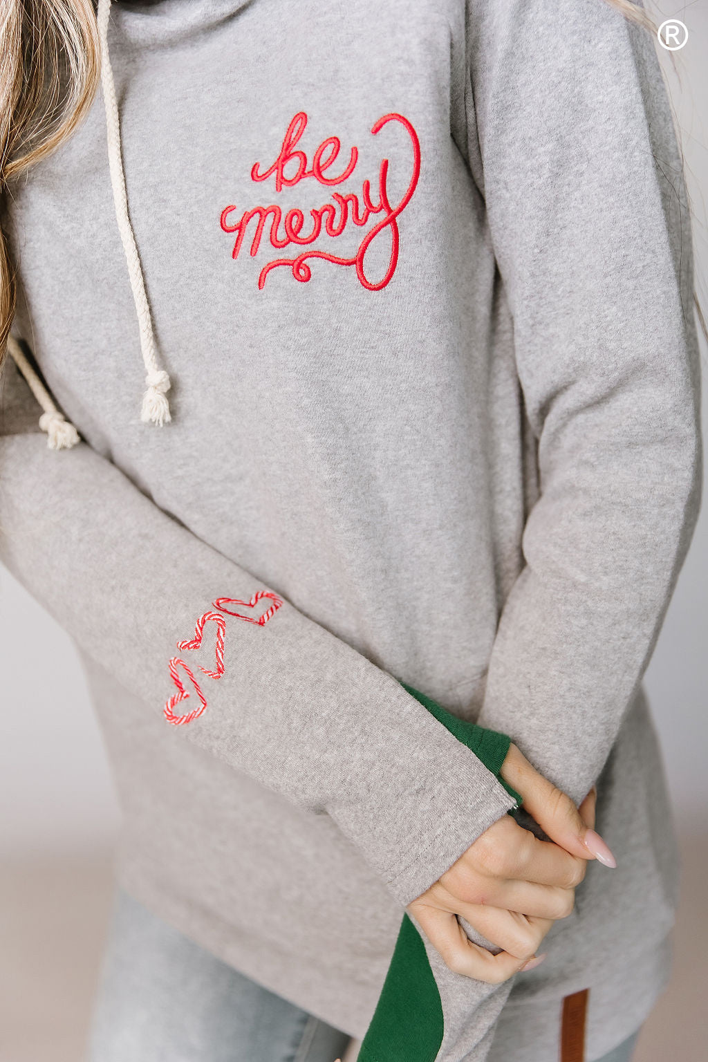 Ampersand Avenue - Doublehood™ Sweatshirt - Be Merry