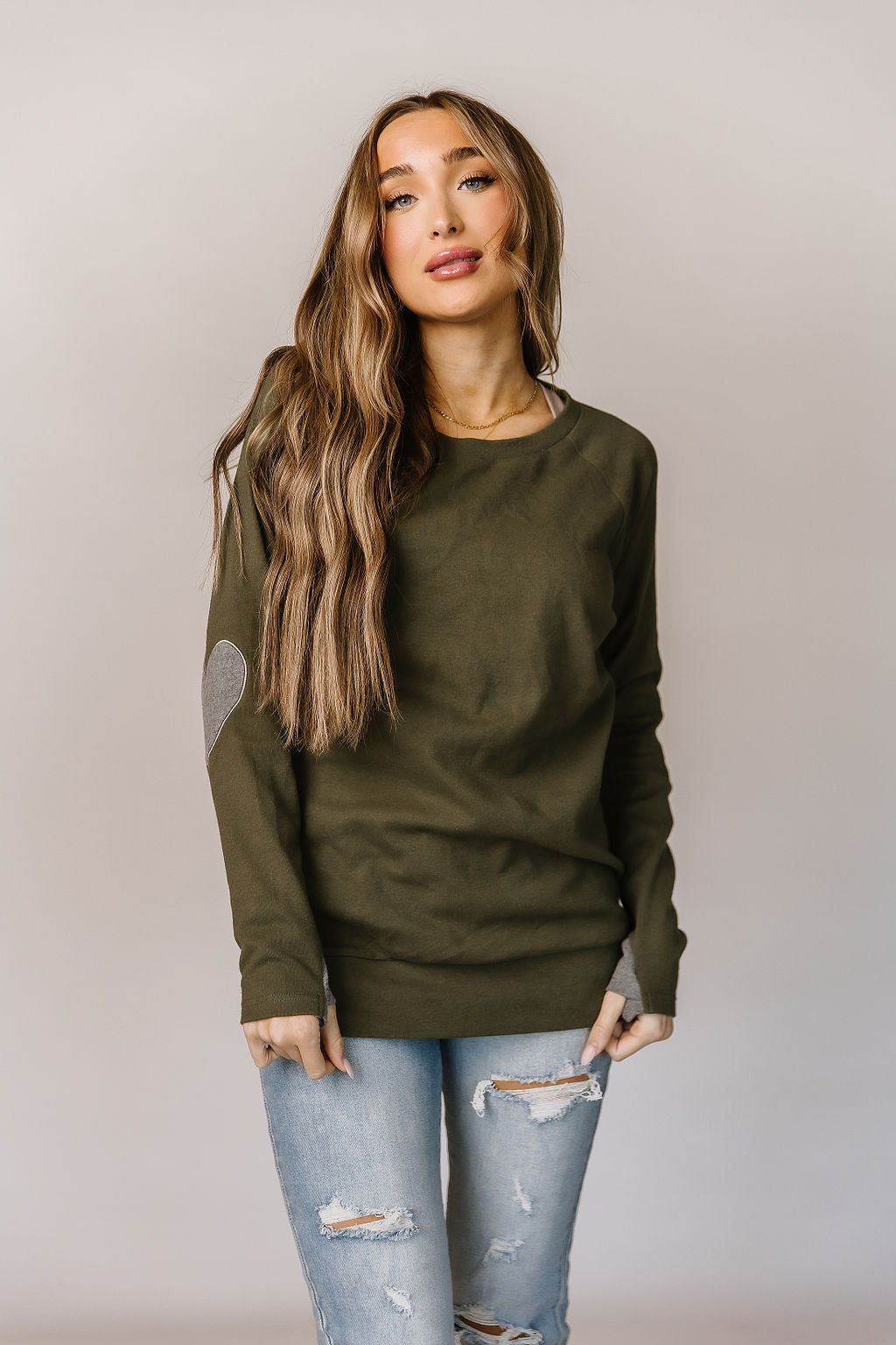 Ampersand Avenue Side Zip Pullover Follow Your Heart