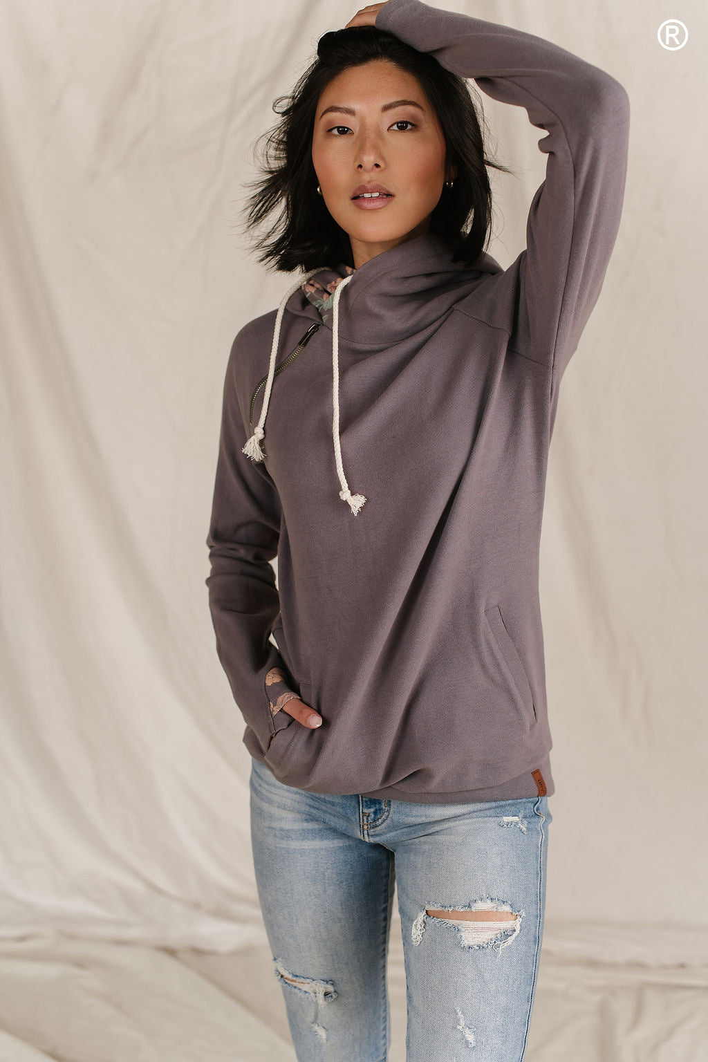 Ampersand Avenue - Doublehood™ Sweatshirt - Tickle My Fancy