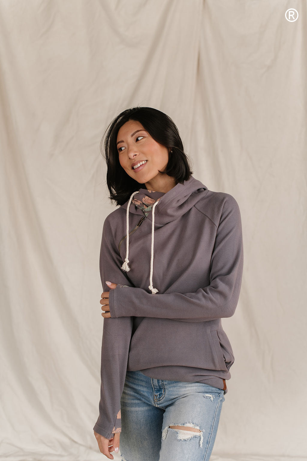 Ampersand Avenue - Doublehood™ Sweatshirt - Tickle My Fancy