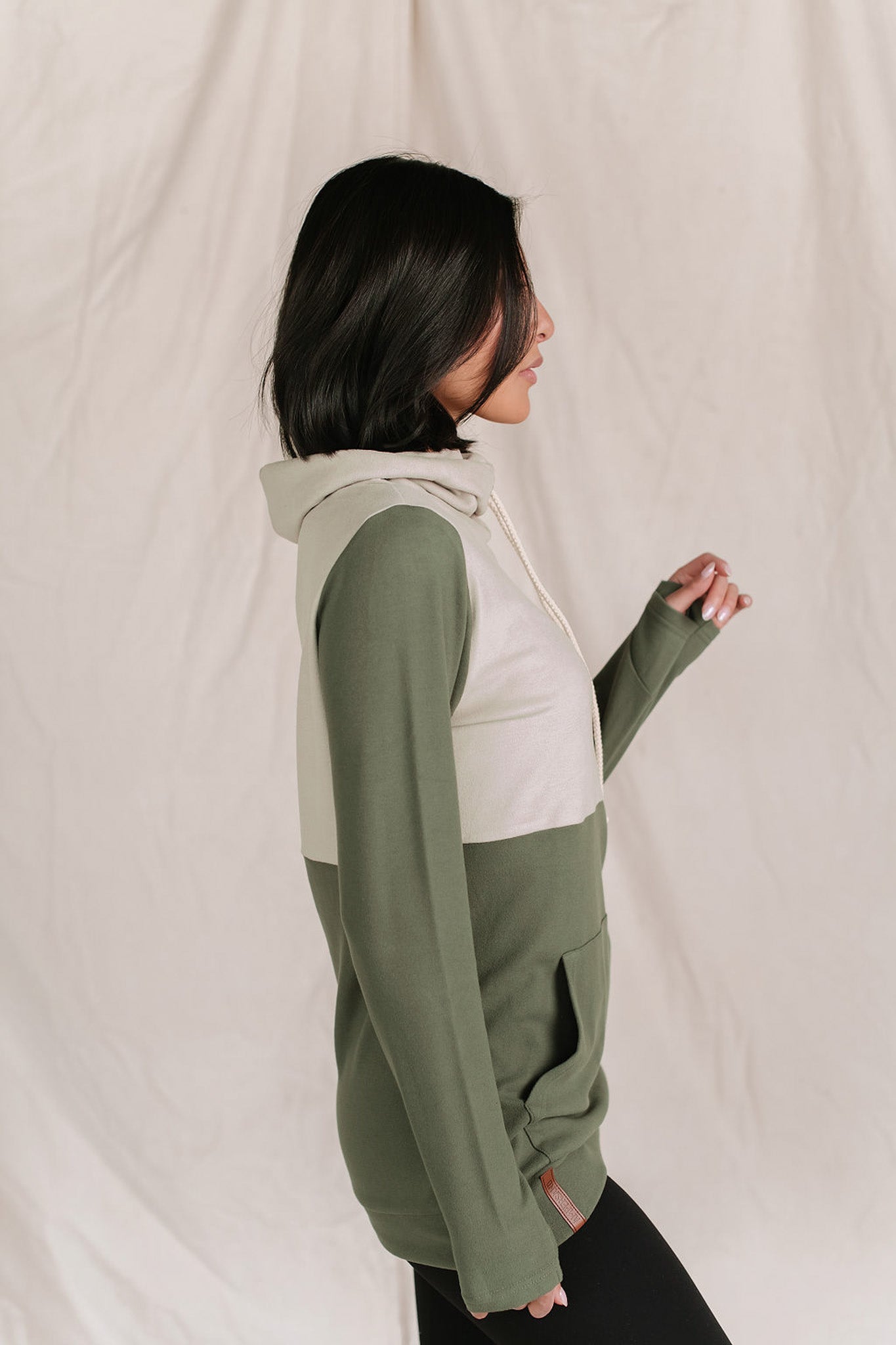 Ampersand Avenue Performance Fleece Cowlneck Sweatshirt - Wanderlust