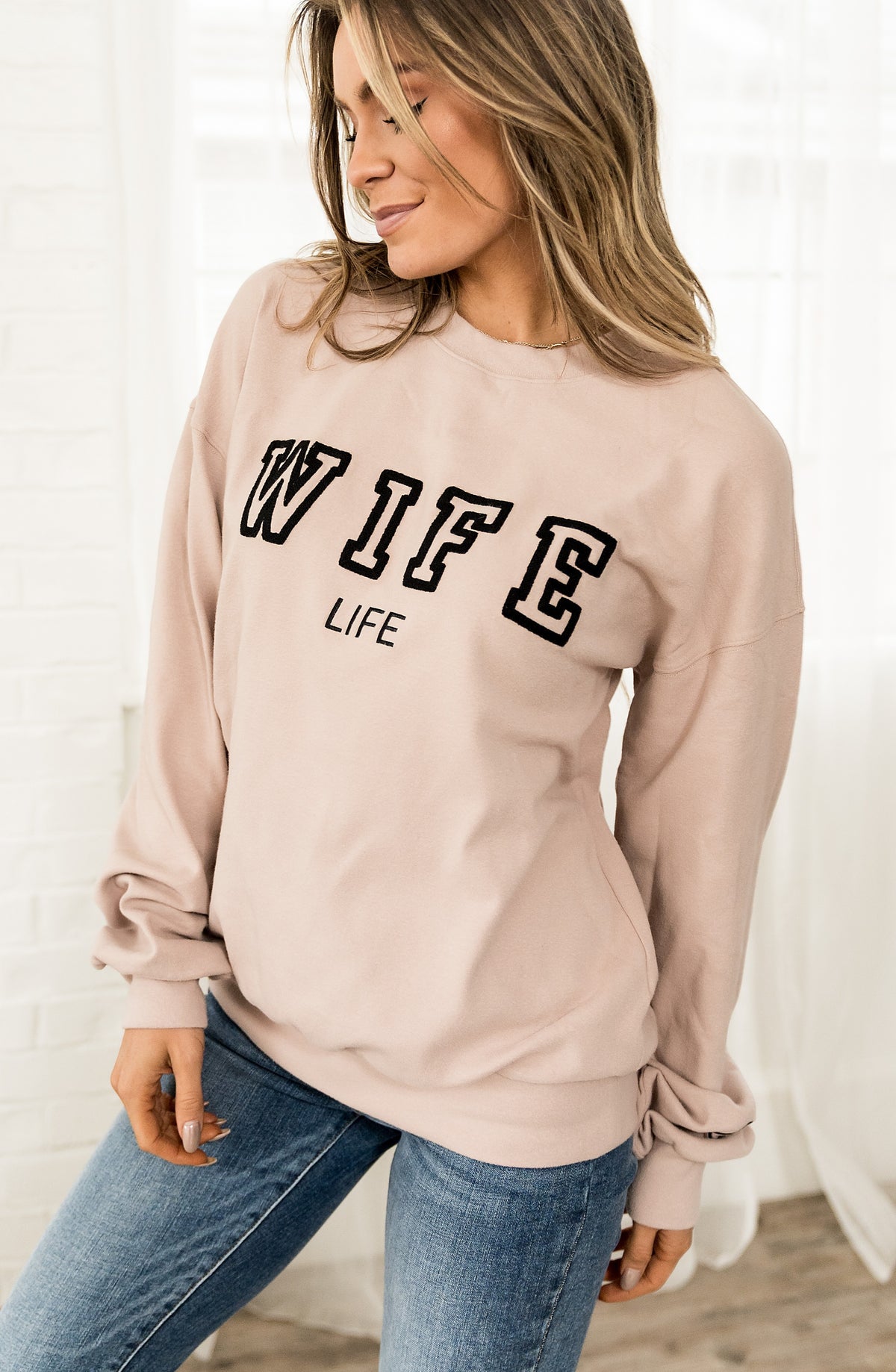 Ampersand Avenue University Pullover - Wife Life