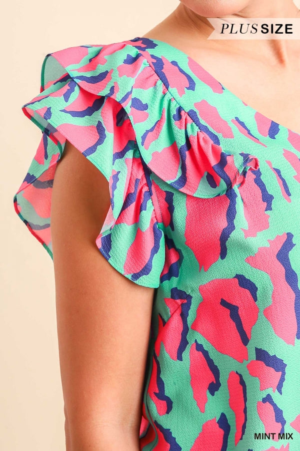 Glimpse of the Past Blouse - Mint Mix