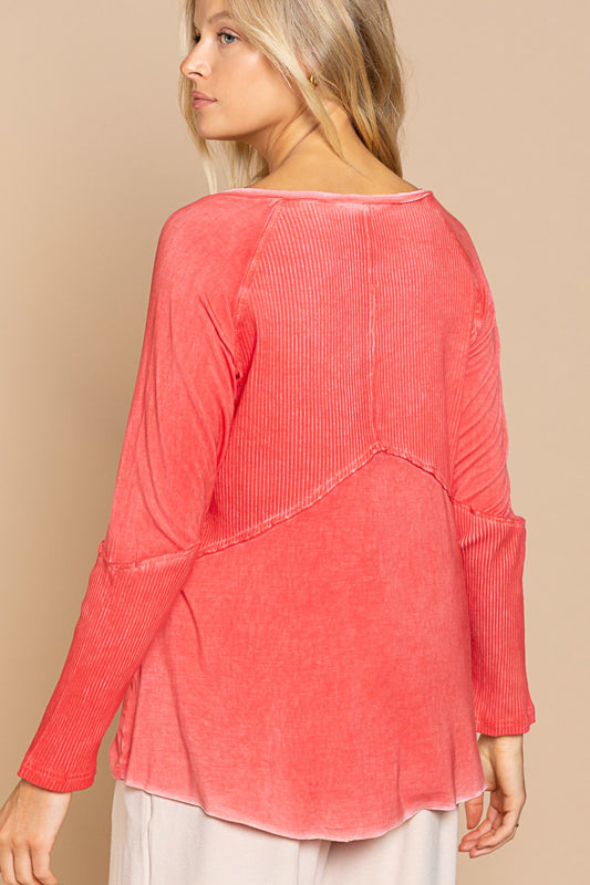 Looking For Yourself Top - Flamingo