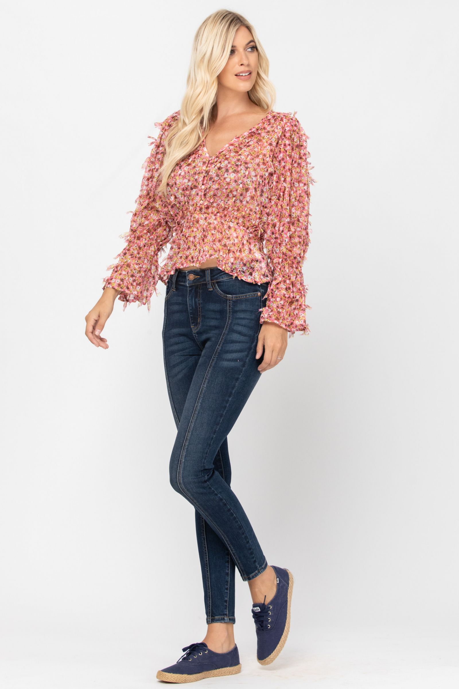 Judy Blue Mid-Seam Stitch Skinny Jeans
