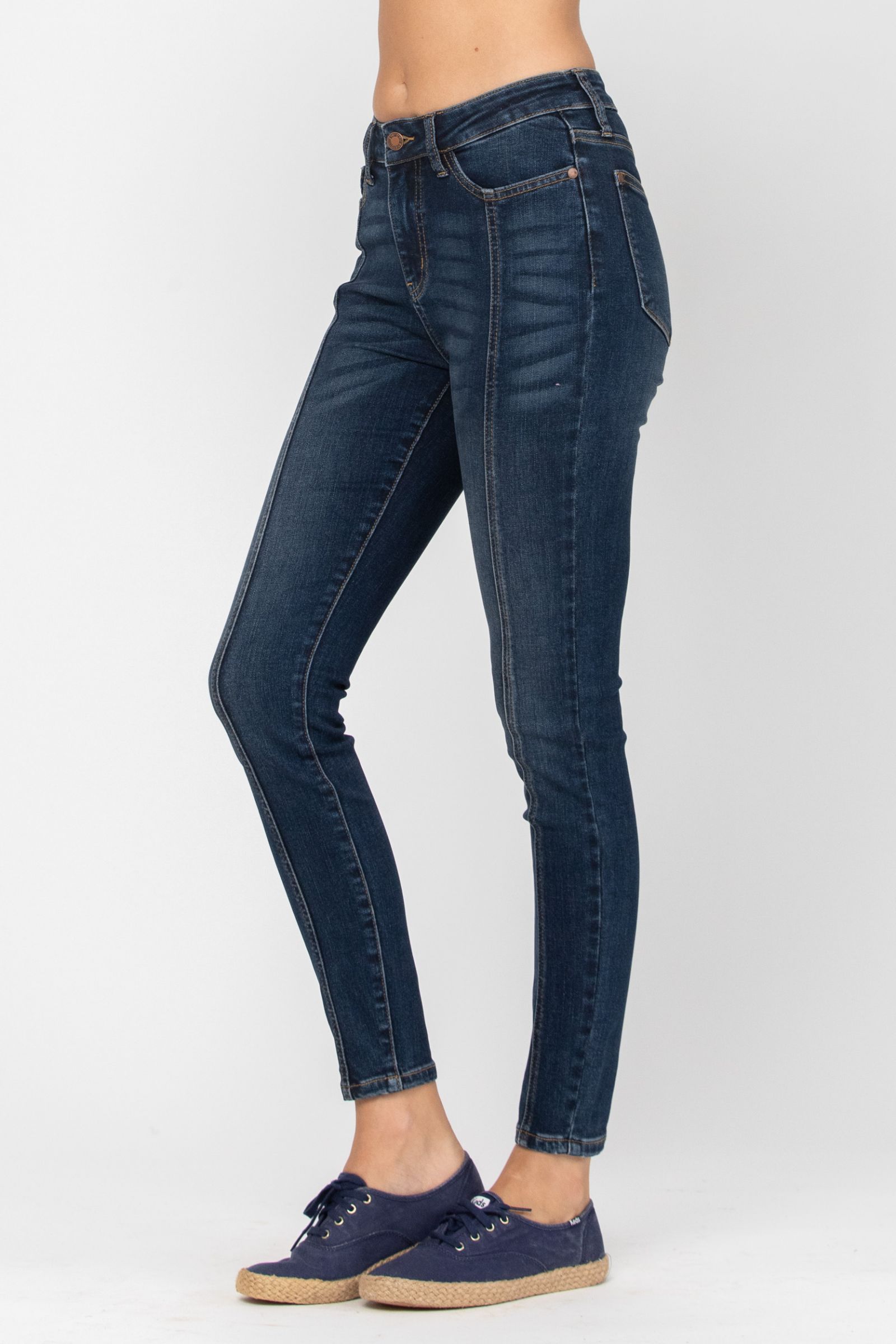 Judy Blue Mid-Seam Stitch Skinny Jeans