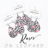 Roses on Leopard Itty Bitties
