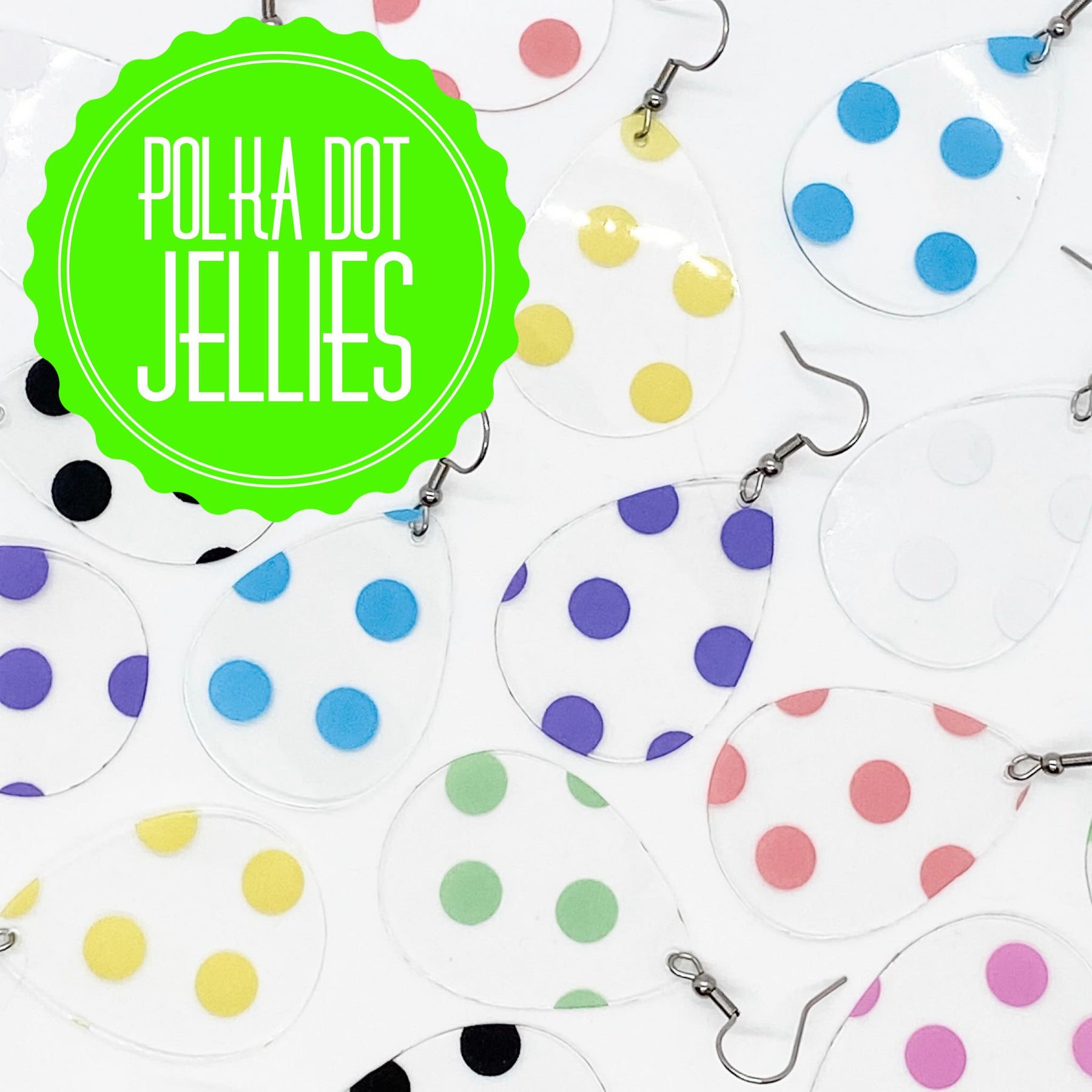 Polka Dot Jellies - Blue